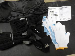 Moving Straps with Gloves in a Stor...