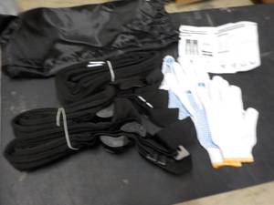 Moving Straps with Gloves in a Stor...