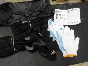 Moving Straps with Gloves in a Stor...