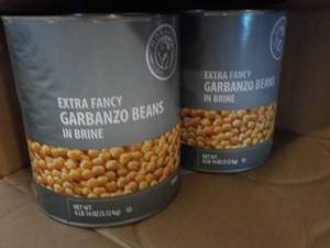 2 - 6 lb 14 oz cans Garbanzo Beans ...