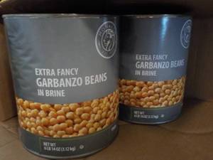 2 - 6 lb 14 oz cans Garbanzo Beans ...