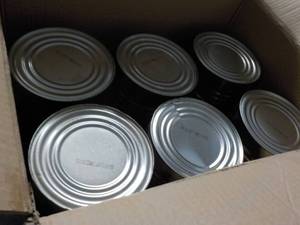 6 Gallon Cans of Vegetables, not su...