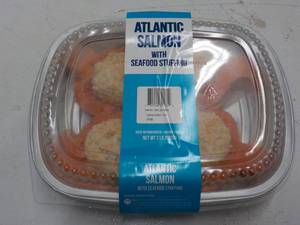 2 lb pkg Frozen Atlantic Salmon wit...