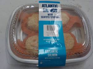 2 lb pkg Frozen Atlantic Salmon wit...