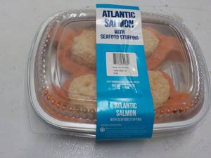 2 lb pkg Frozen Atlantic Salmon wit...