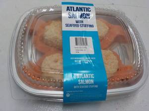2 lb pkg Frozen Atlantic Salmon wit...