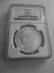 1879 S  Morgan Silver Dollar