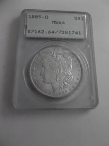 1885 O Morgan Silver Dollar