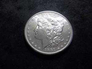 1881 S Morgan Silver Dollar