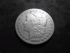 1884 S Morgan Silver Dollar