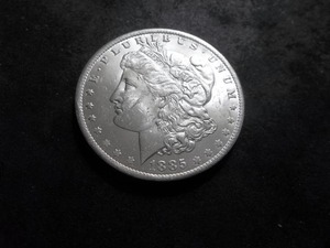 1885 O Morgan Silver Dollar