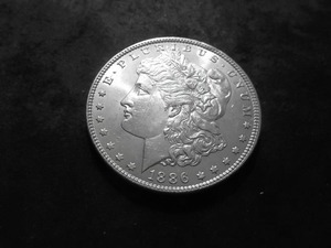 1886 Morgan Silver Dollar