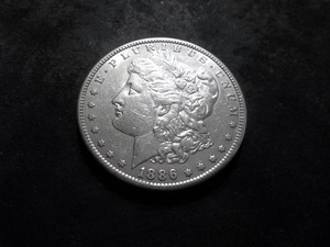 1886 S Morgan Silver Dollar