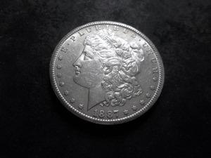 1887 S Morgan Silver Dollar