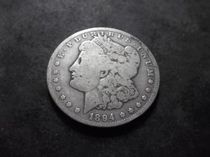 1894 O Morgan Silver Dollar