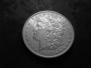 1904 O Morgan Silver Dollar
