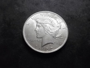 1922  Silver Peace Dollar