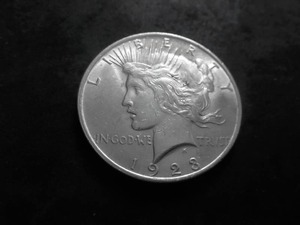 1923 Peace Silver Dollar