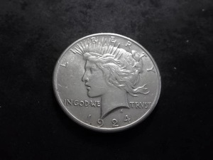 1924 Peace Silver Dollar