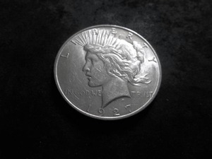 1927 D Peace Silver Dollar