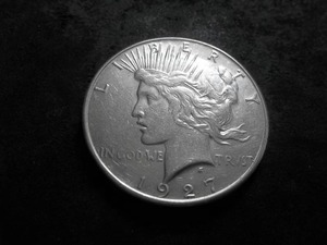 1927 S Peace Silver Dollar