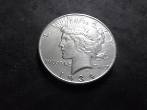 1934 Silver Peace Dollar