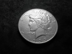 1935 S Peace Silver Dollar