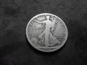 1916 D Walker Half Dollar