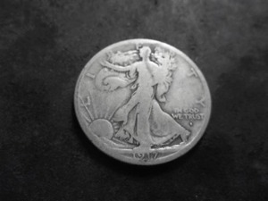 1917 S Walker Half Dollar Obverse Mint