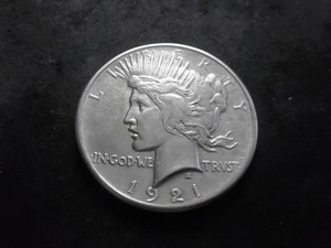 1921 Peace Silver Dollar