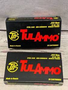 40 Rounds .223 55gr Ammo Ammunition