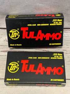 40 Rounds .223 55gr Ammo Ammunition
