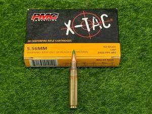 20 Rounds 5.56 Green Tip 62gr Ammo Ammunition