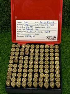 100 Rounds 9mm Remanufactured Ammo Ammunition