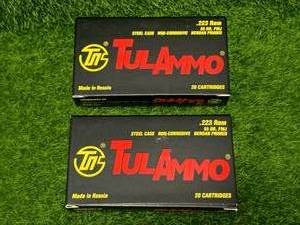 40 Rounds .223 55gr Ammo Ammunition