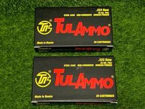 40 Rounds .223 55gr Ammo Ammunition