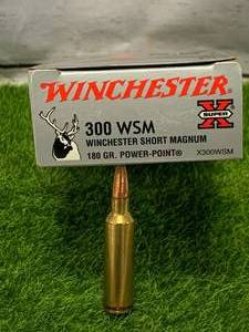 18 Rounds 300 WSM 180gr Ammo Ammunition