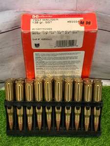 20 Rounds 7x57 Mauser 139gr Ammo Ammunition