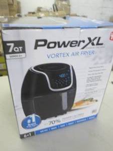 lot 63 image: power xl vortex air fryer 7qt power...