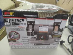 lot 89 image: performance tool 3 inch bench gride...