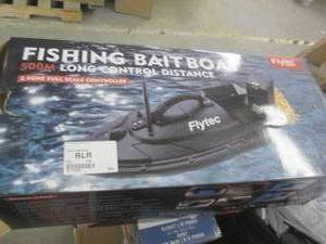 lot 91 image: fishing bait boat with carrying bag...