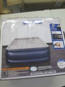 lot 93 image: best way queen 22 inch air bed unte...