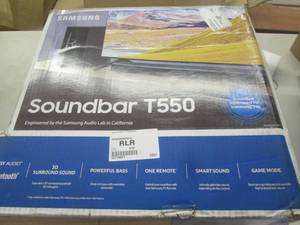 lot 94 image: samsung T550 samsung sound bar ...