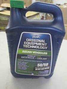 lot 116 image: peak asian viechle antifreeze green...