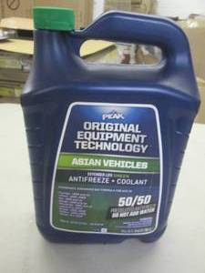 lot 118 image: peak asian viechle antifreeze green...