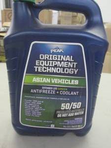 lot 119 image: peak asian viechle antifreeze green...