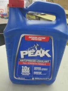 lot 145 image: peak antifreeze coolant...