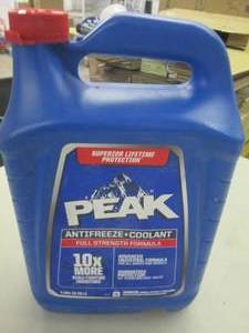 lot 147 image: peak antifreeze coolant...