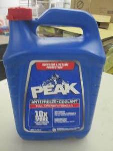lot 148 image: peak antifreeze coolant...