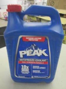 lot 149 image: peak antifreeze coolant...